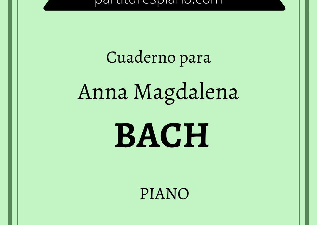 cuaderno anna magdalena bach pdf urtext