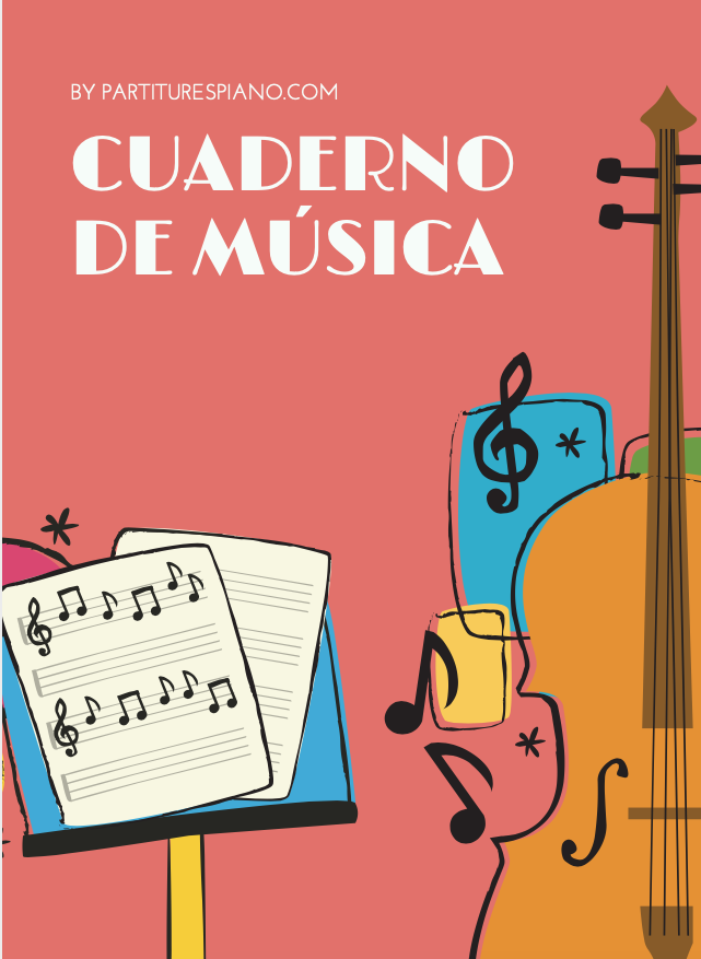 cuaderno de música descargable