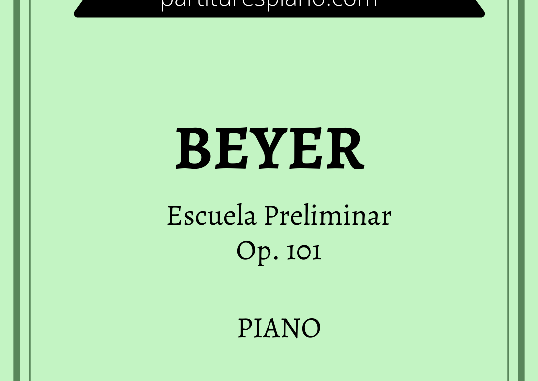 beyer escuela preliminar op 101 pdf