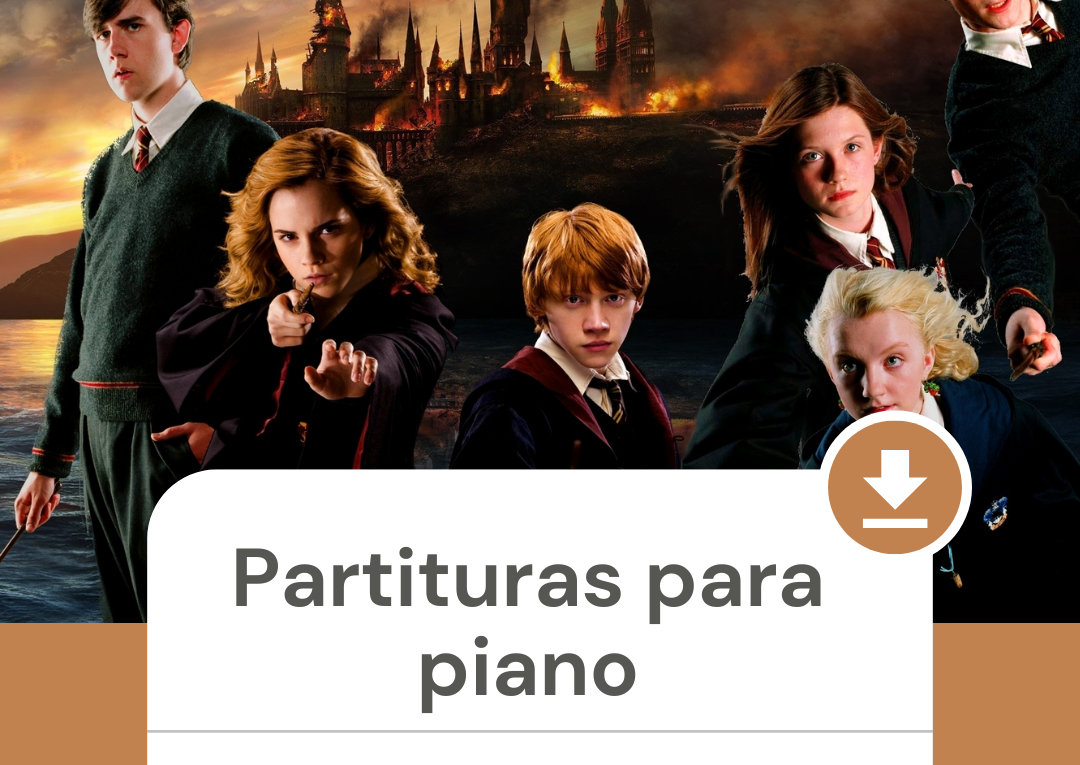 partituras piano harry potter