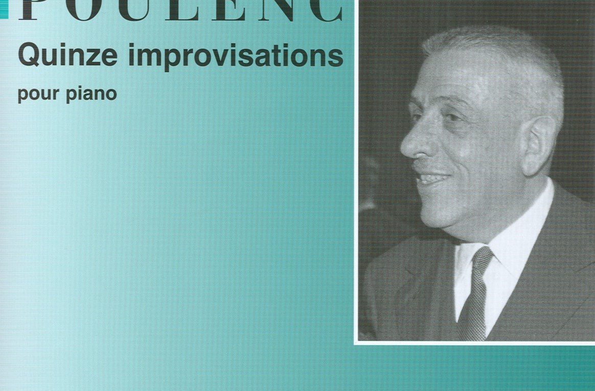 15 improvisaciones poulenc piano