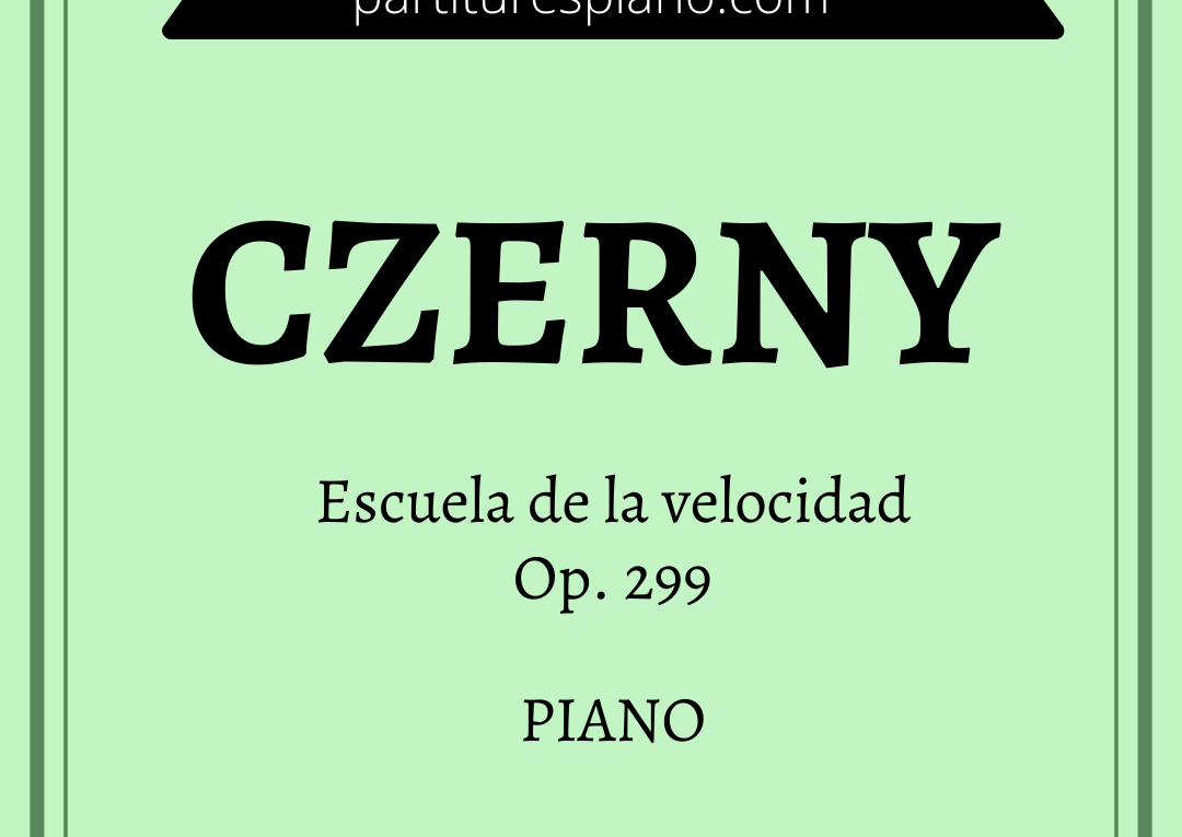 Czerny escuela de velocidad op 299