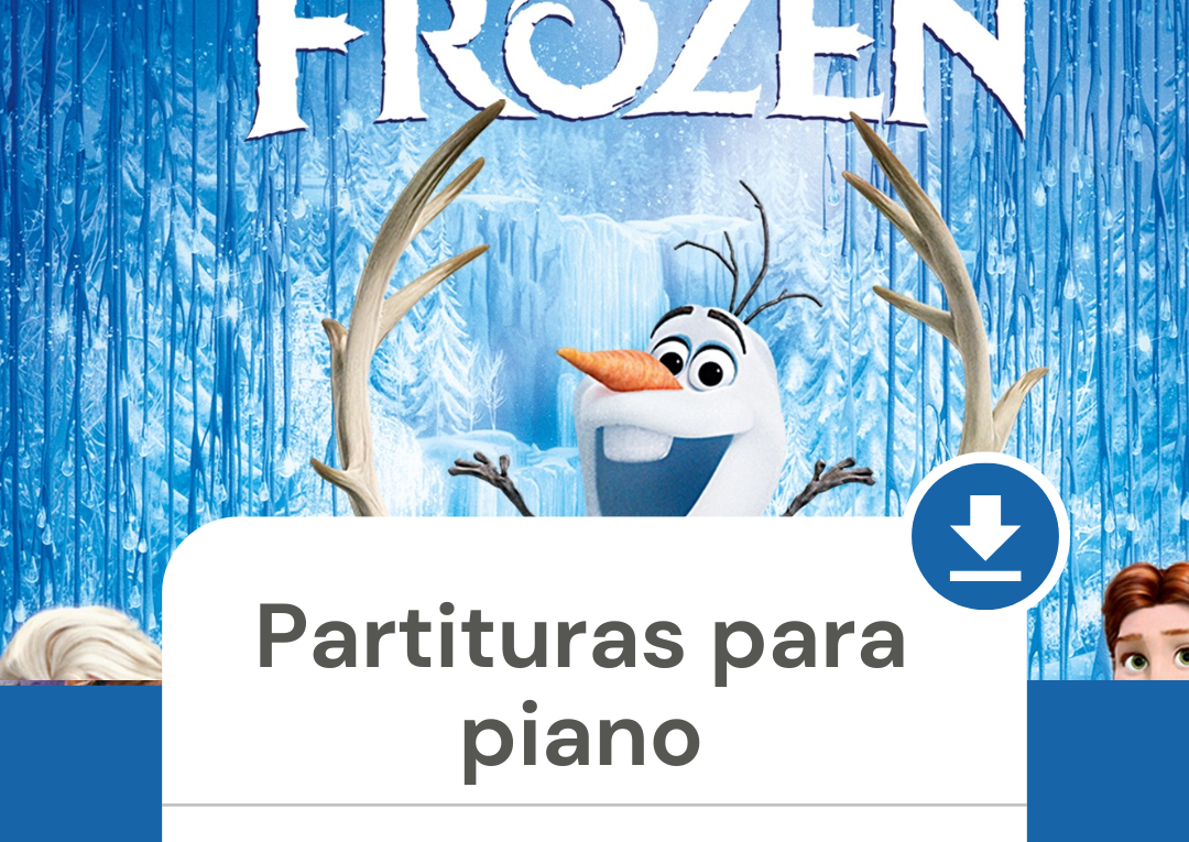 partituras para piano de frozen