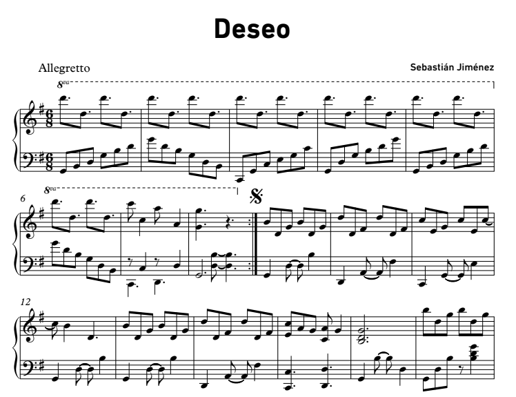 sebastian jimenez deseo piano pdf