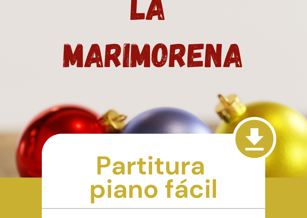 villancico la marimorena piano fácil pdf