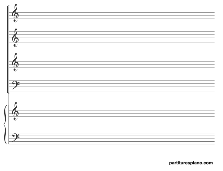 papel pautado stab + piano