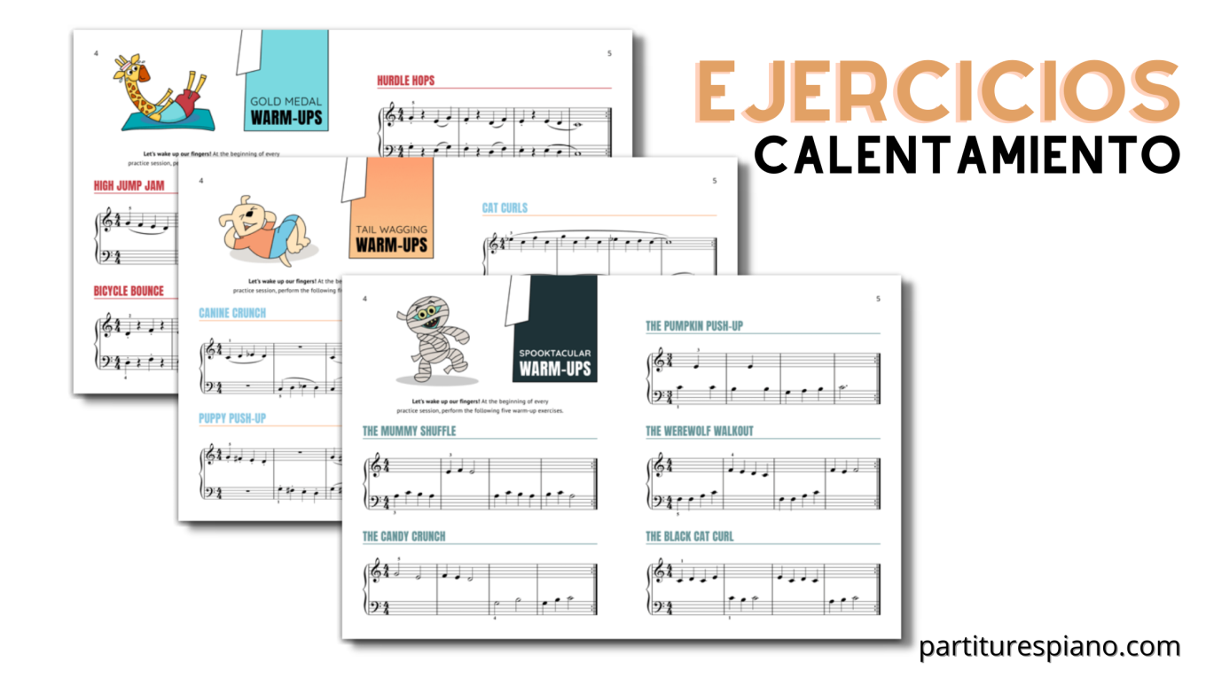 ejercicios calentamiento piano pdf