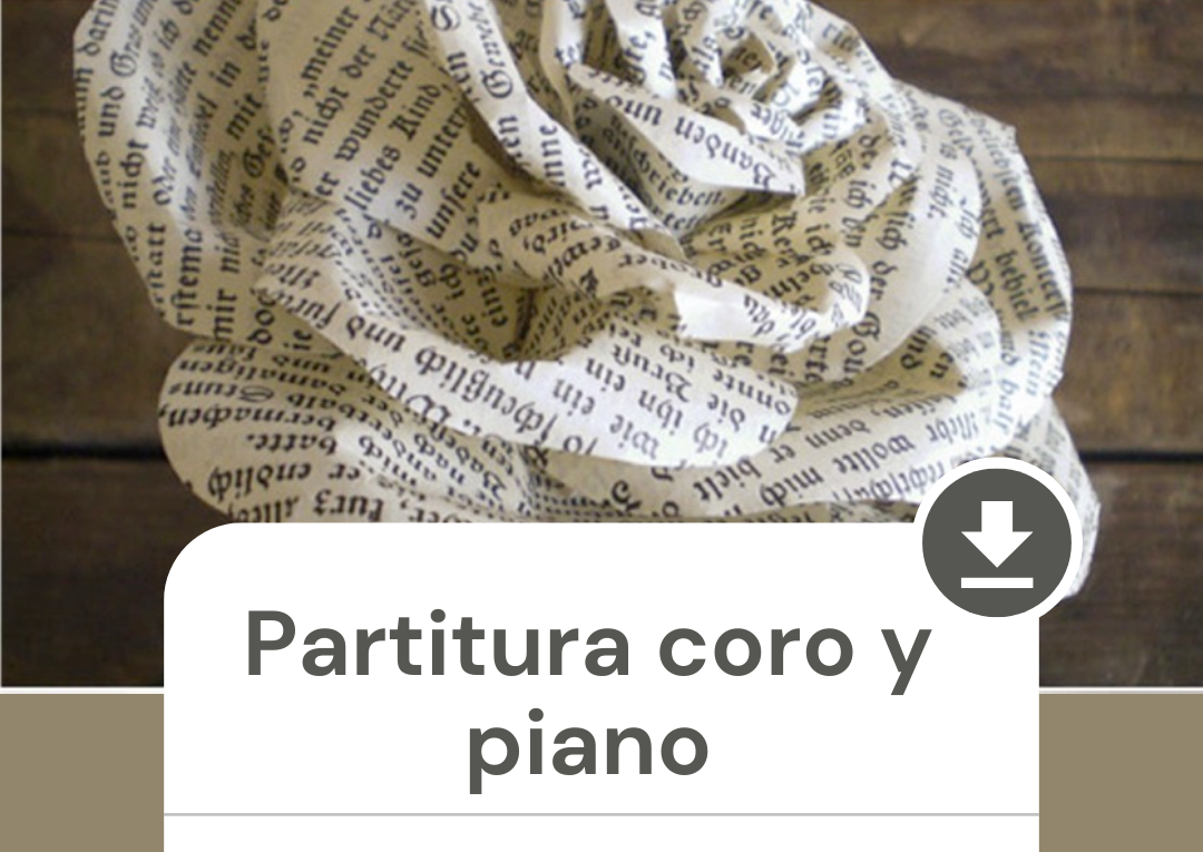 una rosa de paper partitura piano pdf
