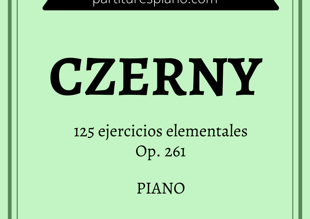czerny op 261 125 ejercicios elementales