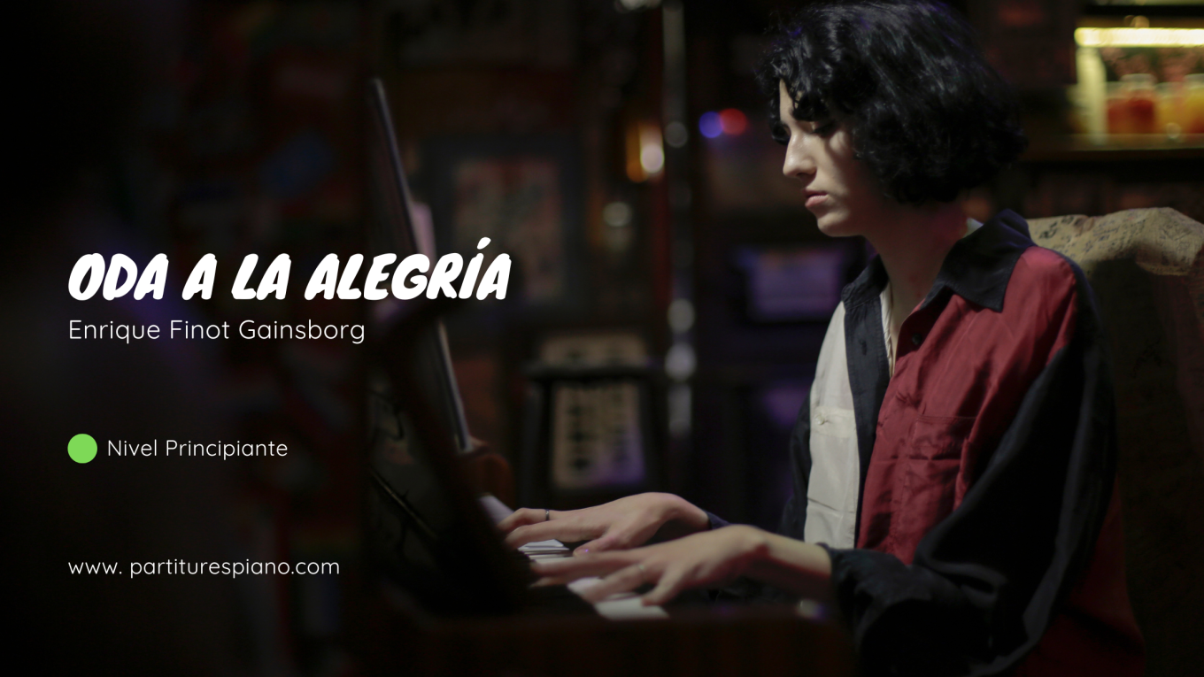 Oda a la alegría piano pdf