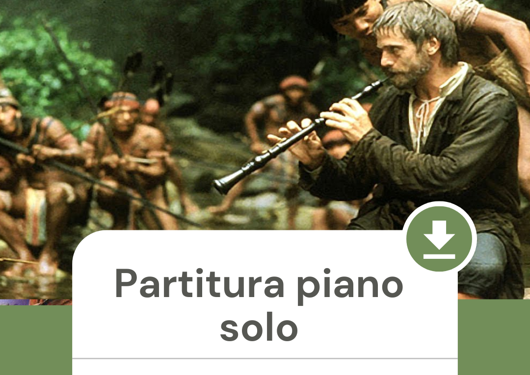gabriel's oboe partitura piano