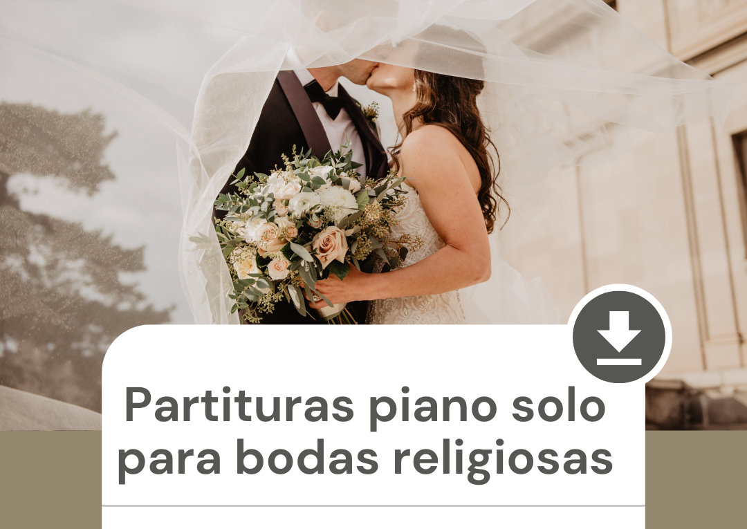 partituras bodas religiosas piano solo